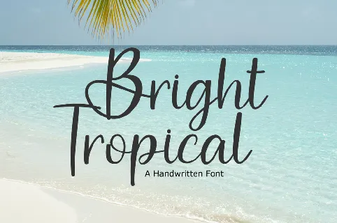 Bright Tropical font