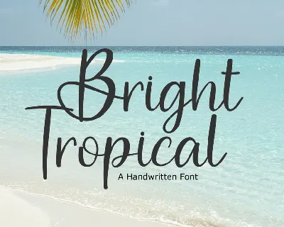 Bright Tropical font