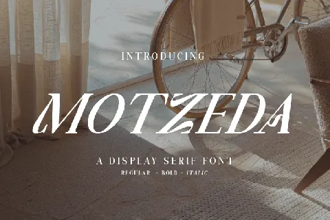 Motzeda font