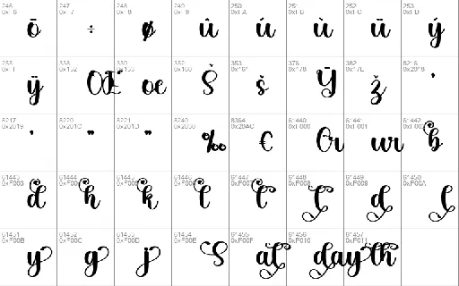 Saturday Calligraphy font