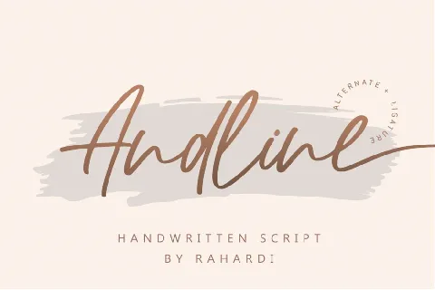 Andline font