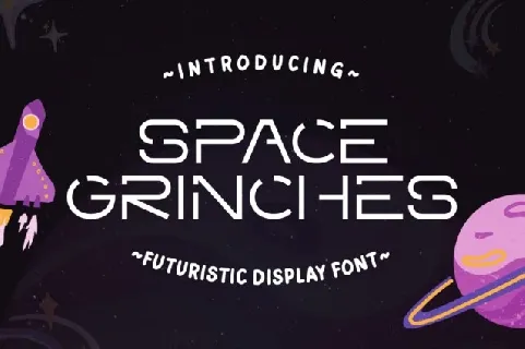 Space Grinches font