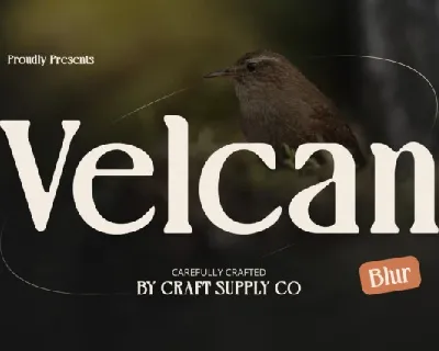 Velcan Blur font