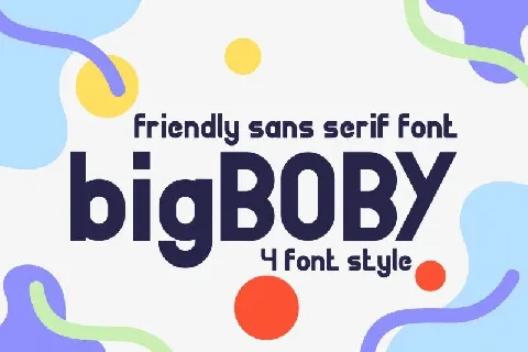 BigBOBY Typeface font