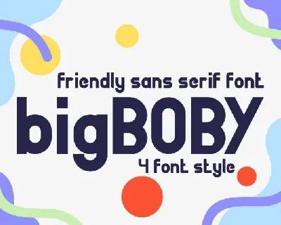 BigBOBY Typeface font