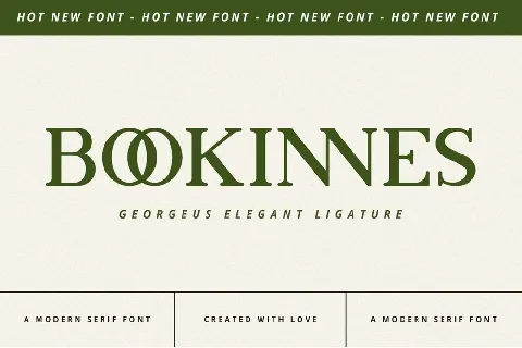 Bookinnes font