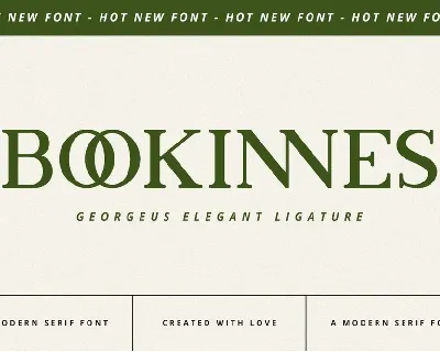 Bookinnes font