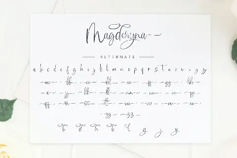 Magderyna font