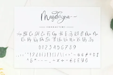 Magderyna font