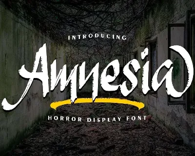 Amnesia font