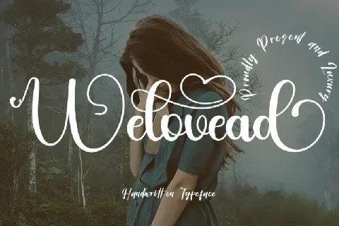 Welovead font