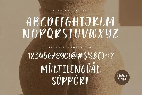 Peanut Crumble font