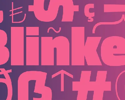 Blinker Family font