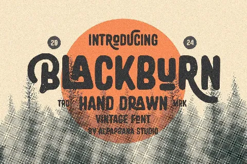 Blackburn Vintage font