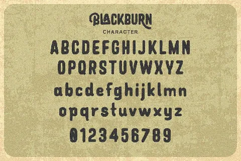 Blackburn Vintage font