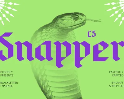 CS Snapper font