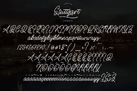 Stuttgart Handwritten font