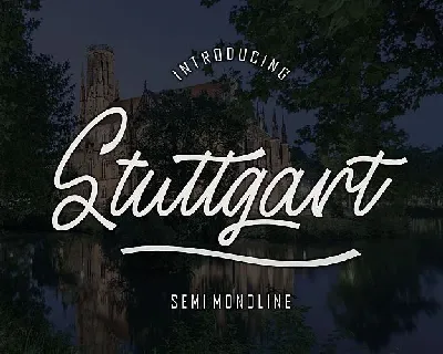 Stuttgart Handwritten font