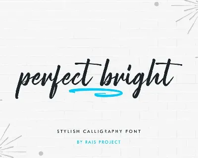 Perpect Bright Demo font