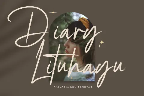 Diary Lituhayu Personal Use Only font