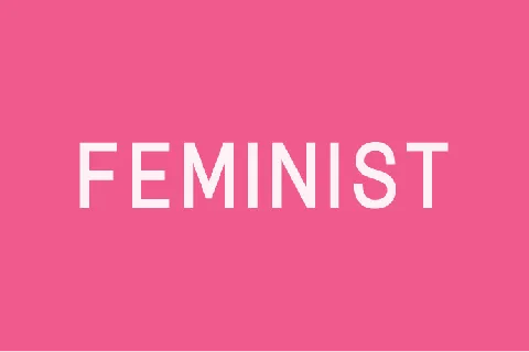 Feminist font