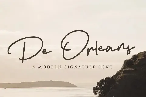 De Orleans Handwritten font