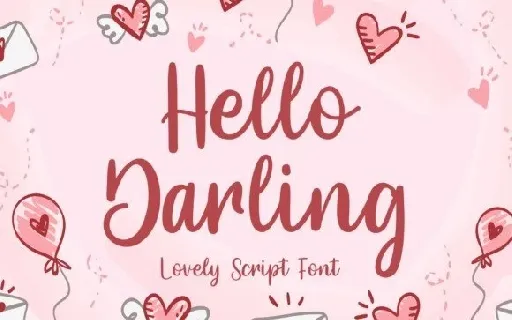 Hello Darling Script font