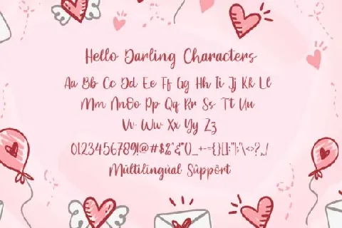 Hello Darling Script font