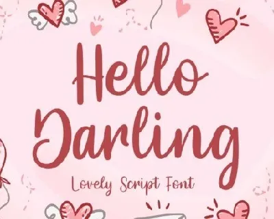 Hello Darling Script font