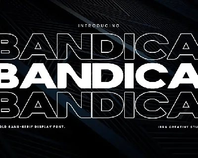 Bandica font