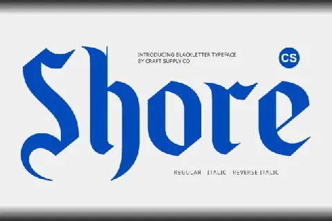 CS Shore font