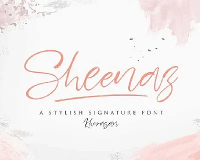 Sheenaz Script font