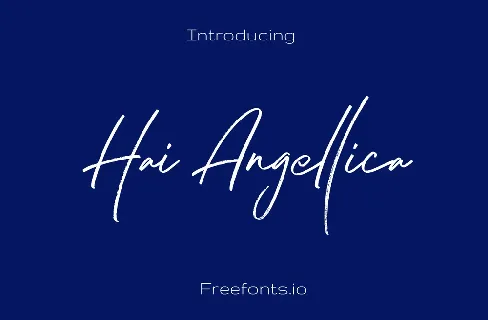 Hai Angellica font