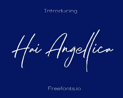 Hai Angellica font