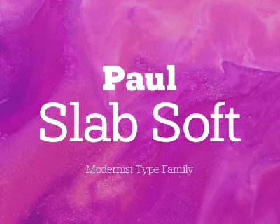 Paul Slab Soft font