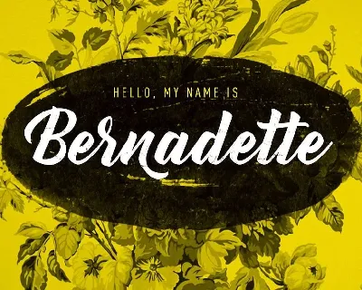 Bernadette font