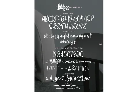 Latilocs font