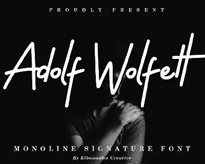 ADOLF WOLFETT DEMO font