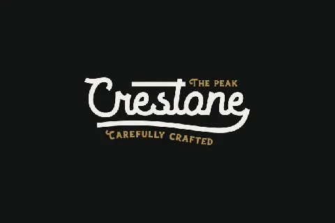 Crestone Vintage Script font