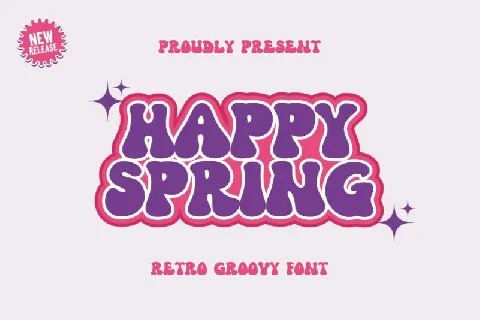 Happy Spring font
