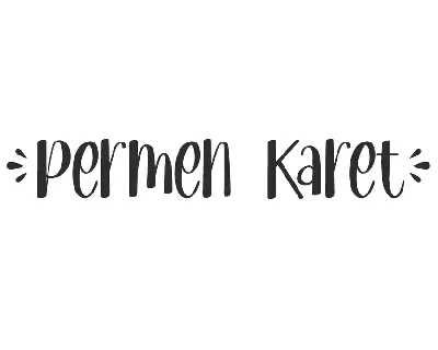 Permen Karet Demo font