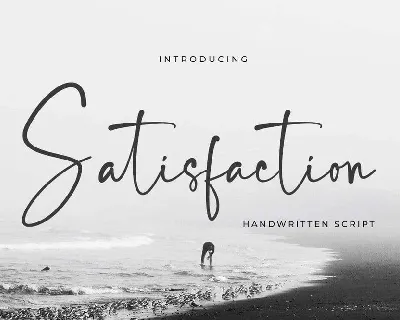 Satisfaction font