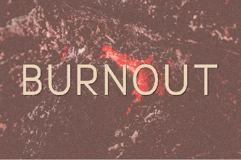 Burnout font
