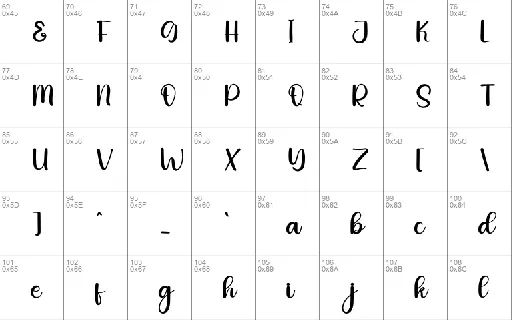 Stable Script Typeface font