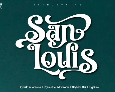 San Louis font