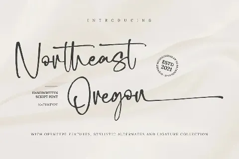 Northeast Oregon font