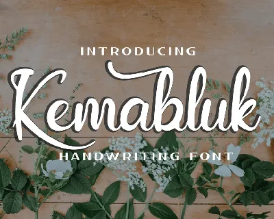 Kemabluk font