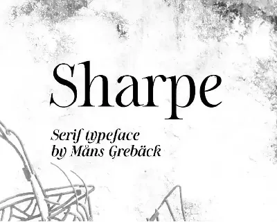 Sharpe Family font