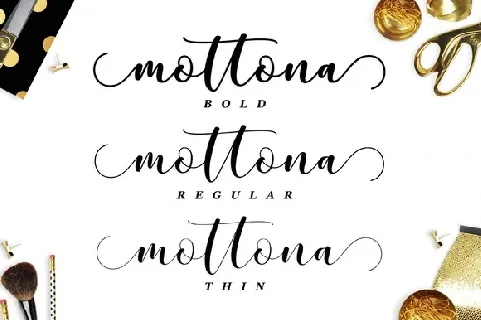 Mottona Script font