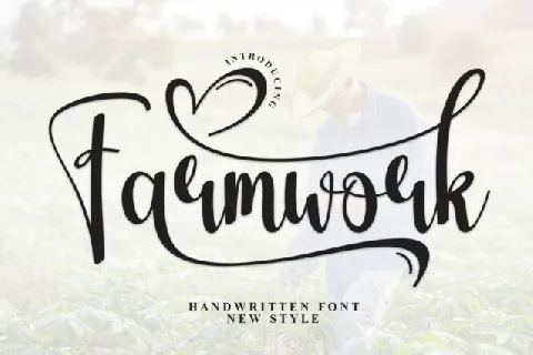 Farmwork Script Typeface font